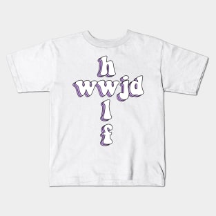 wwjd x hwlf Kids T-Shirt